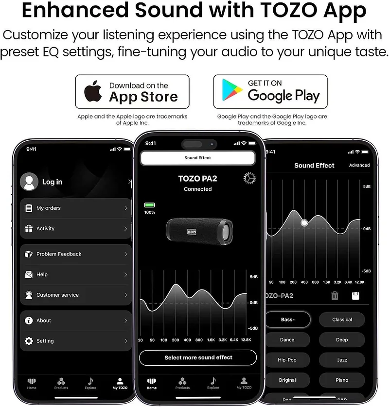 Tozo PA2 BT Red