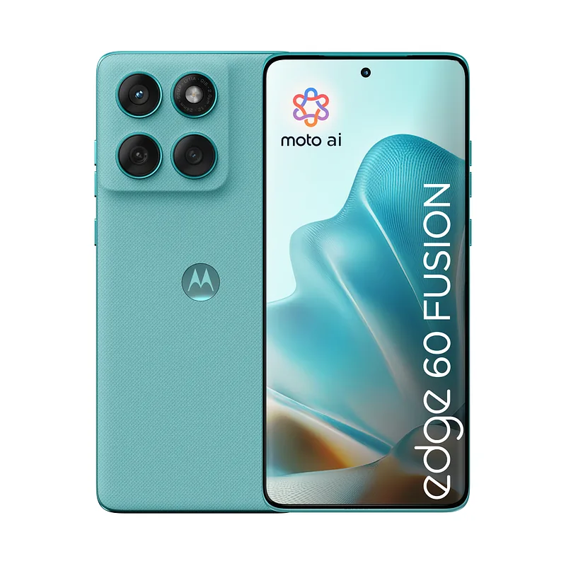 Motorola edge 60 fusion 16,9 cm (6.67″) Kaksik-SIM Android 15 5G USB tüüp-C 8 GB 256 GB 5200 mAh Türkiis