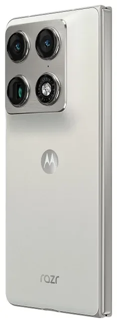 Motorola razr fold 20,6 cm (8.09″) Kaksik-SIM Android 16.0 5G USB tüüp-C 16 GB 512 GB 6000 mAh Valge