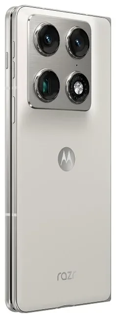 Motorola razr fold 20,6 cm (8.09″) Kaksik-SIM Android 16.0 5G USB tüüp-C 16 GB 512 GB 6000 mAh Valge