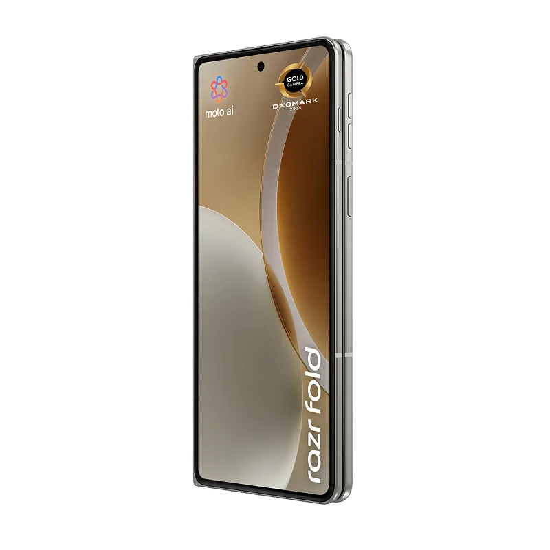 Motorola razr fold 20,6 cm (8.09″) Kaksik-SIM Android 16.0 5G USB tüüp-C 16 GB 512 GB 6000 mAh Valge