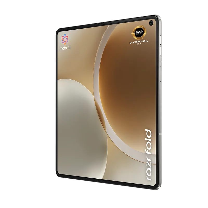 Motorola razr fold 20,6 cm (8.09″) Kaksik-SIM Android 16.0 5G USB tüüp-C 16 GB 512 GB 6000 mAh Valge
