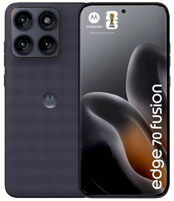 Motorola edge 70 fusion 17,2 cm (6.78") Kaksik-SIM Android 16.0 5G USB tüüp-C 8 GB 256 GB 5200 mAh Must