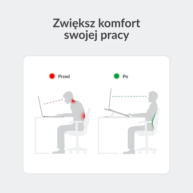 Orico stand pod notebook aluminiowy