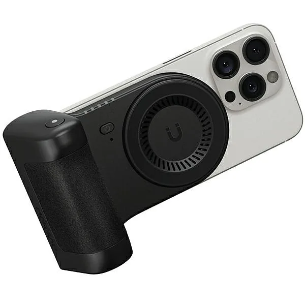Energea Uchwyt do robienia zdjęć z wbudowanym powerbankiem Magear Magcam Grip czarny, black MagSafe PG-MCG5K-BLK