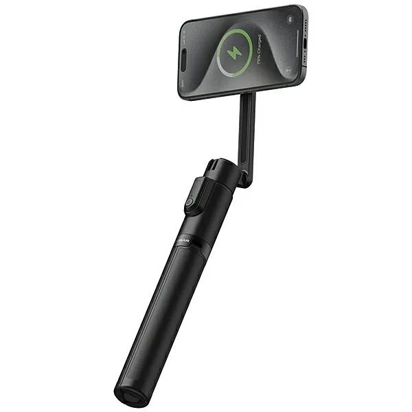 Energea Selfie Stick Bluetooth Magear MagPod czarny, black MagSafe Tripod PG-MGPOD-BLK