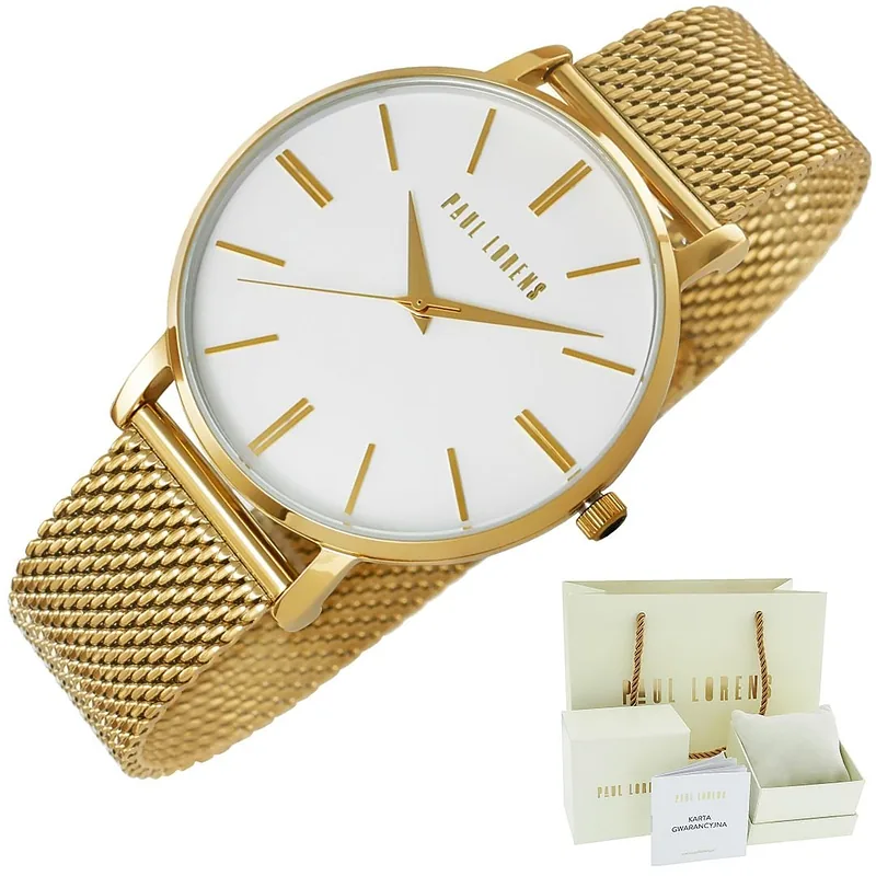 Paul Lorens Ladies Watch PL10401B-3D1 / gold