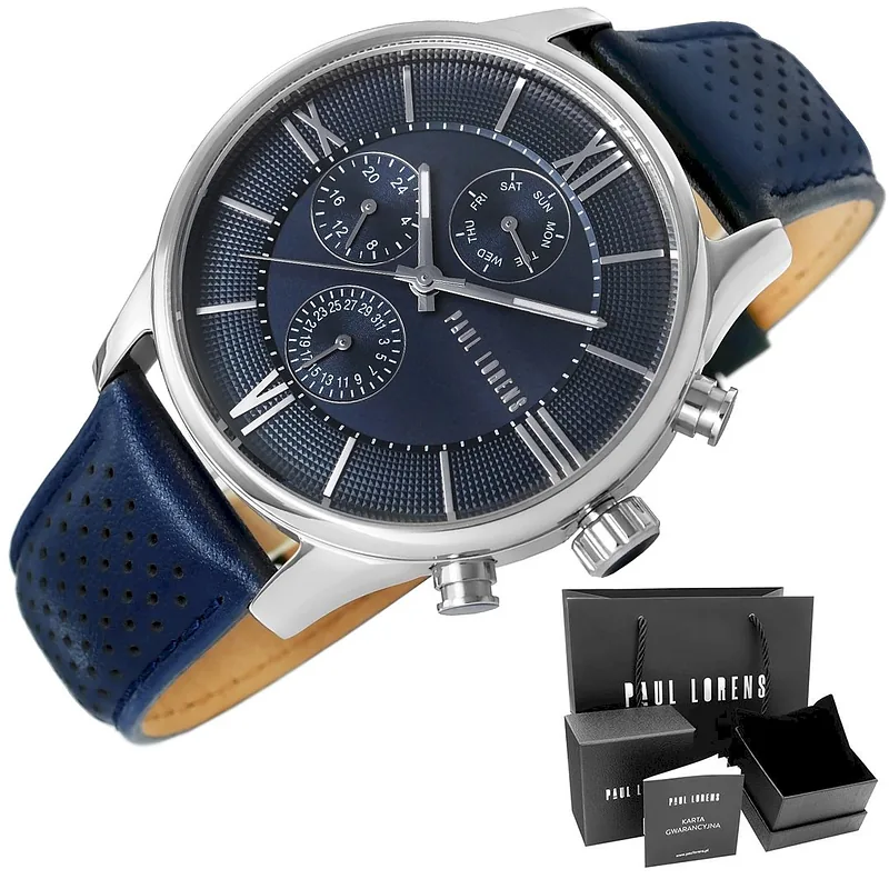 Paul Lorens Men’s Watch PL11652A6-6F1 / black