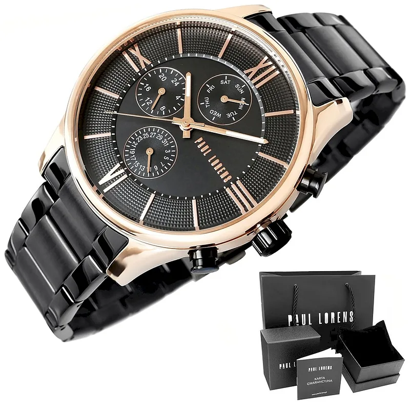Paul Lorens Men’s Watch PL11652B6-1A4 / silver