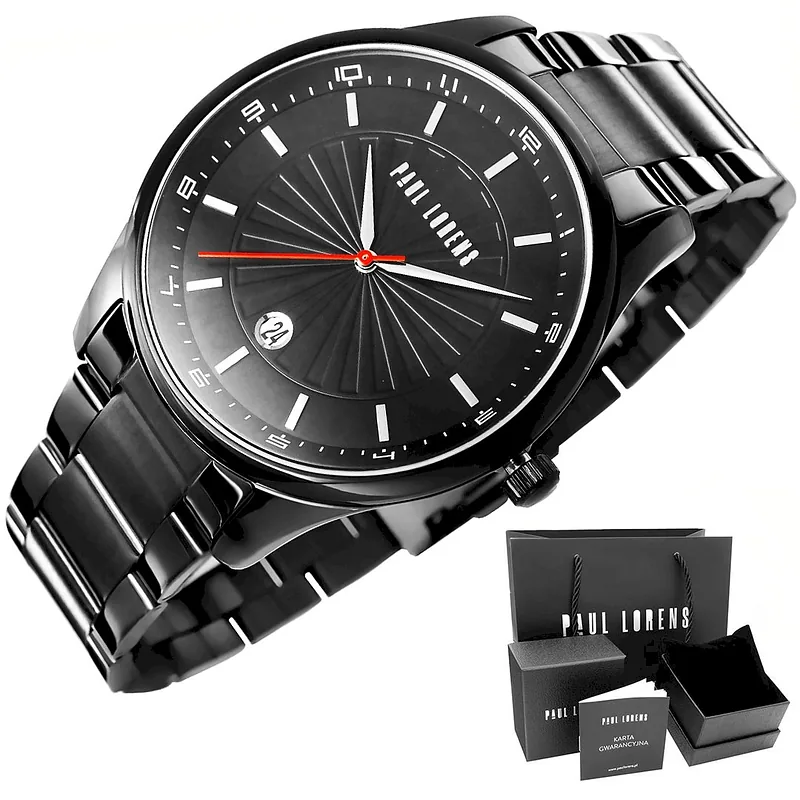 Paul Lorens Men’s Watch PL12156B2-1A5 / black