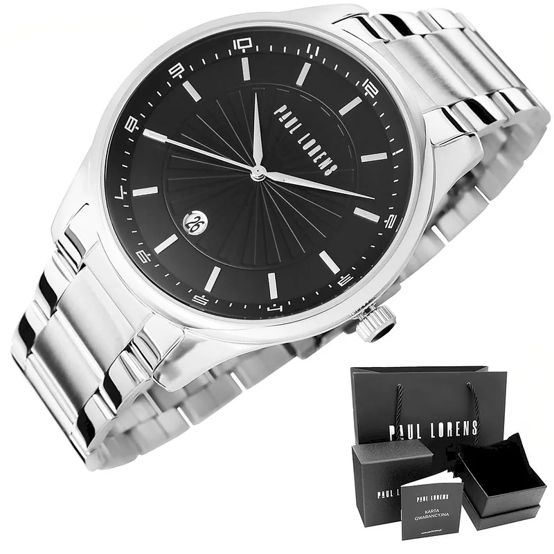 Paul Lorens Men’s Watch PL12156B2-1C1 / black