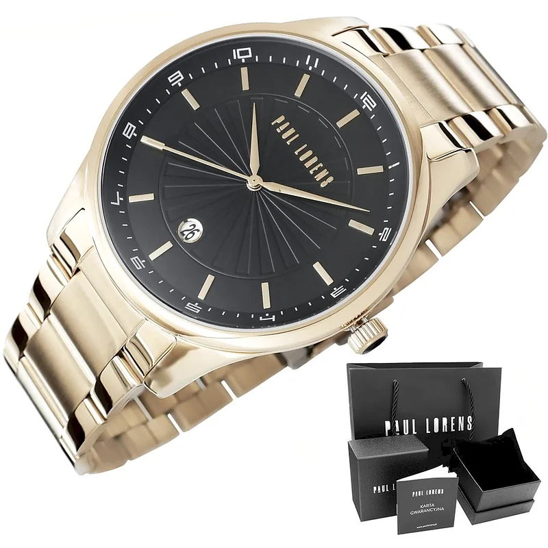 Paul Lorens Men’s Watch PL12156B2-1D1 / black