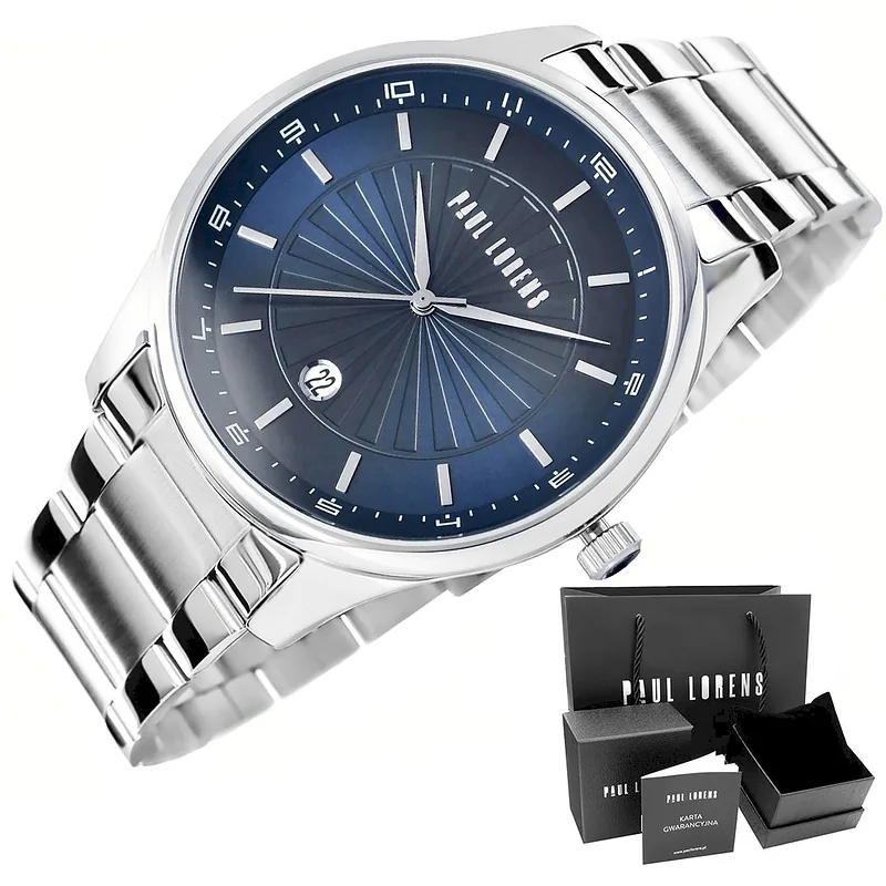 Paul Lorens Men’s Watch PL12156B2-6C1 / blue