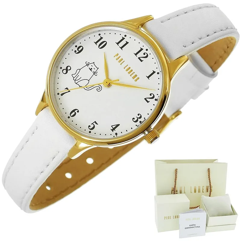 Paul Lorens Kids Watch Kotek PL12491A-3C2-2 / gold
