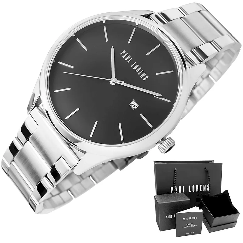 Paul Lorens Men’s Watch PL1273B-1C1 / black