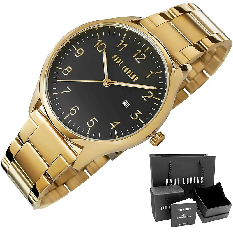 Paul Lorens Men’s Watch PL1273B2-1D1 Gold