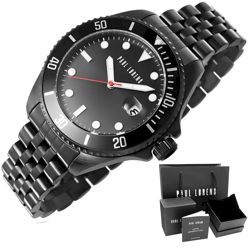 Paul Lorens Men’s Watch PL13030B-1A5 / black