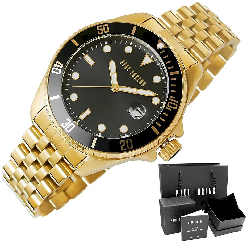 Paul Lorens Men’s Watch PL13030B-1D1 / black