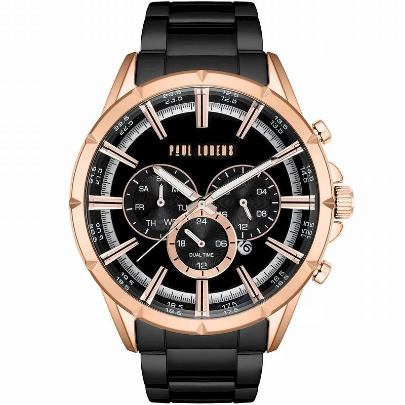 Paul Lorens Men’s Watch PL13605B-1A4 / black