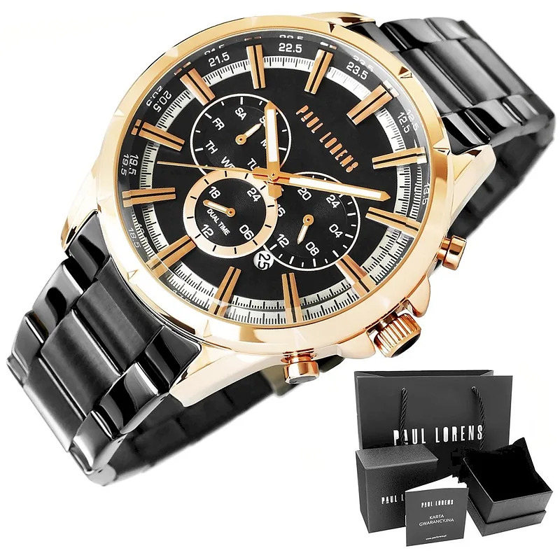 Paul Lorens Men’s Watch PL13605B-1A4 / black