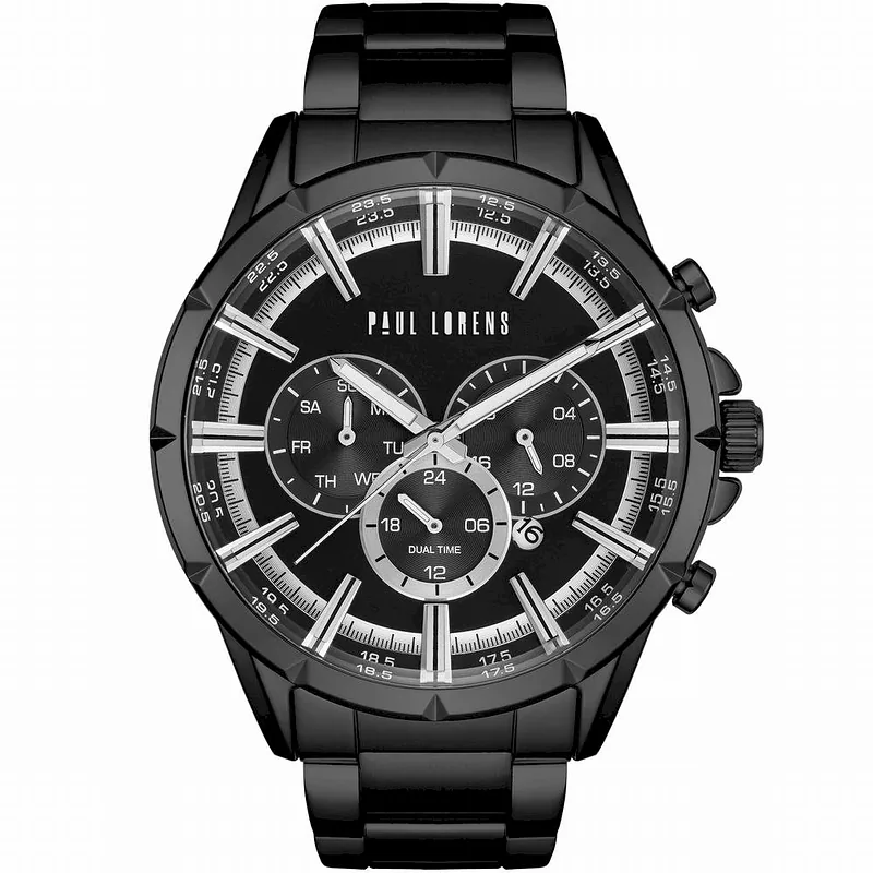 Paul Lorens Men’s Watch PL13605B-1A5 / black