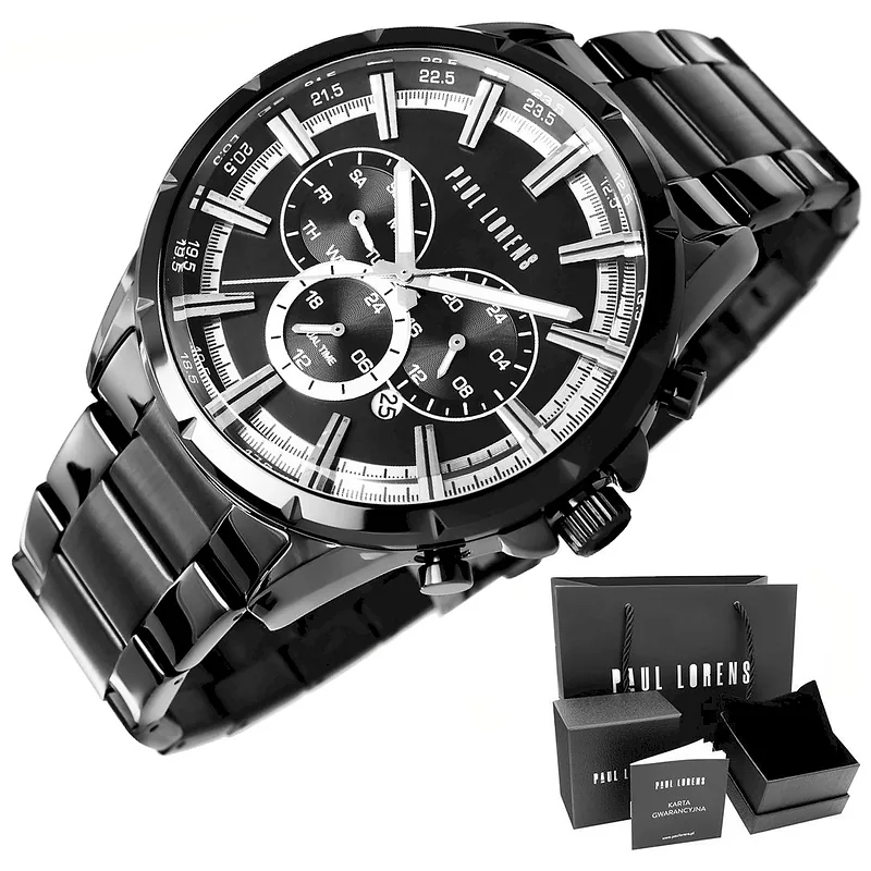 Paul Lorens Men’s Watch PL13605B-1A5 / black