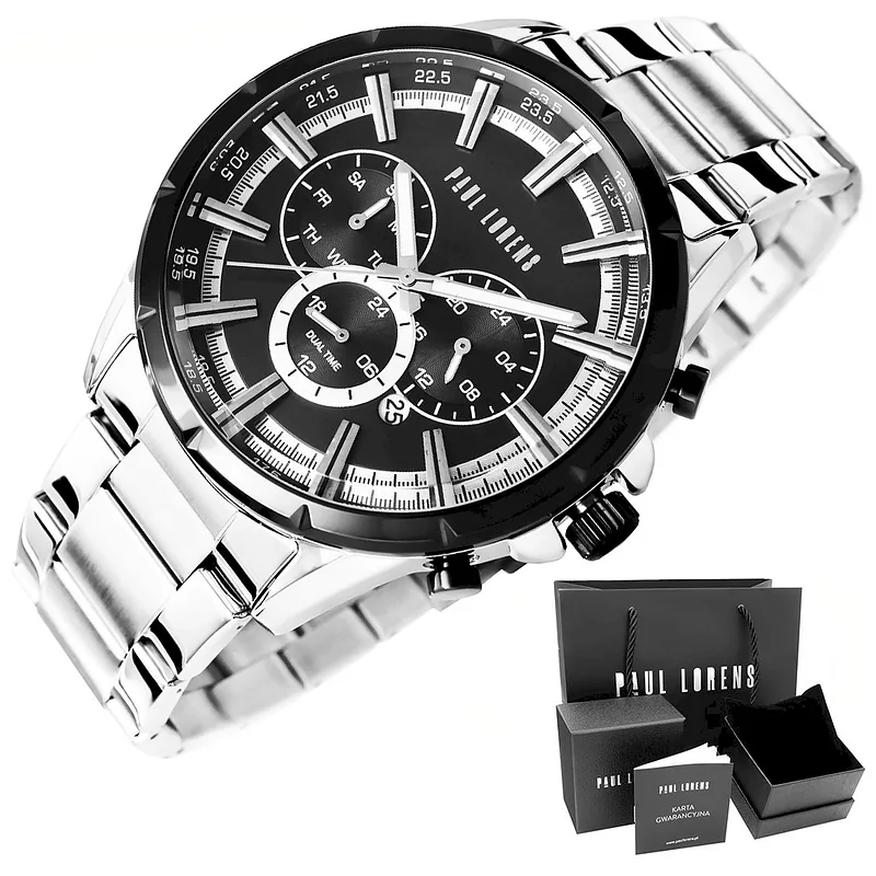 Paul Lorens Men’s Watch PL13605B-1C1 / black