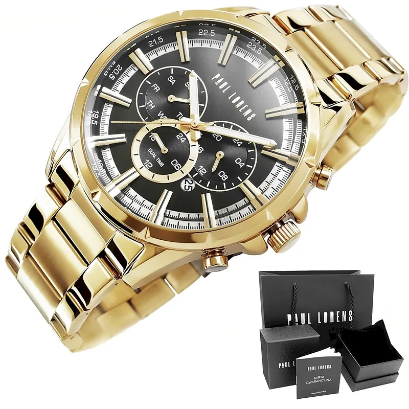 Paul Lorens Men’s Watch PL13605B-1D1 / black