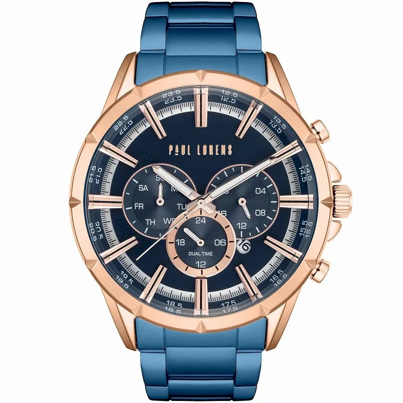 Paul Lorens Men's Watch PL13605B-6F3 / black