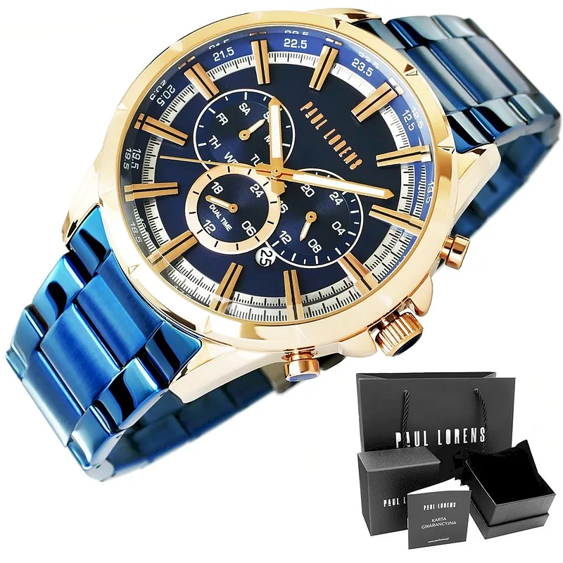 Paul Lorens Men’s Watch PL13605B-6F3 / black