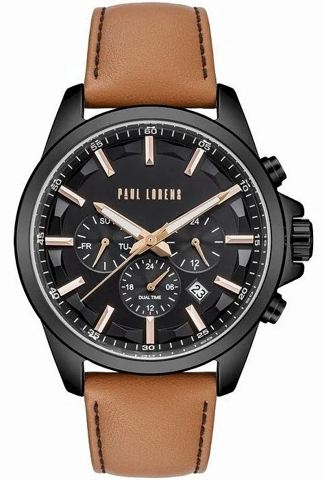 PAUL LORENS Men's Watch PL20010A-1B3 / black