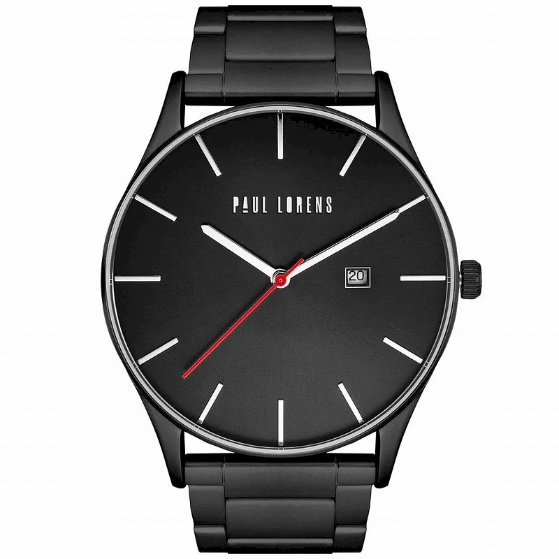 Paul Lorens Men's Watch PL7028B2-1A5 / black