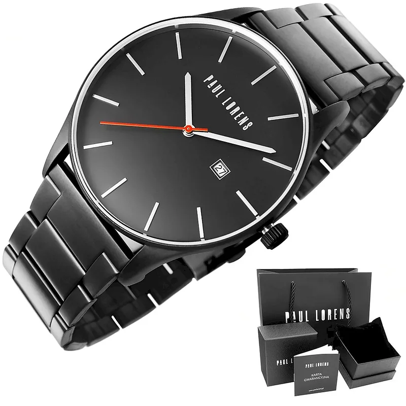 Paul Lorens Men’s Watch PL7028B2-1A5 / black