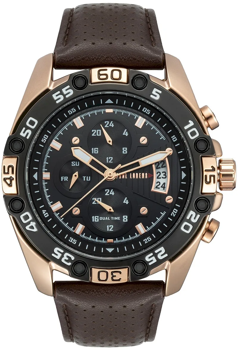 Paul Lorens Men's Watch PL8754A5-1B1 / black