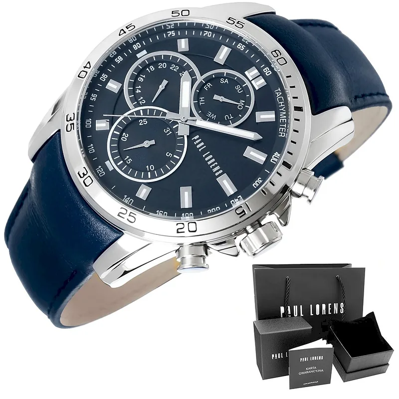 Paul Lorens Men’s Watch PL9753A8-6F1 / silver