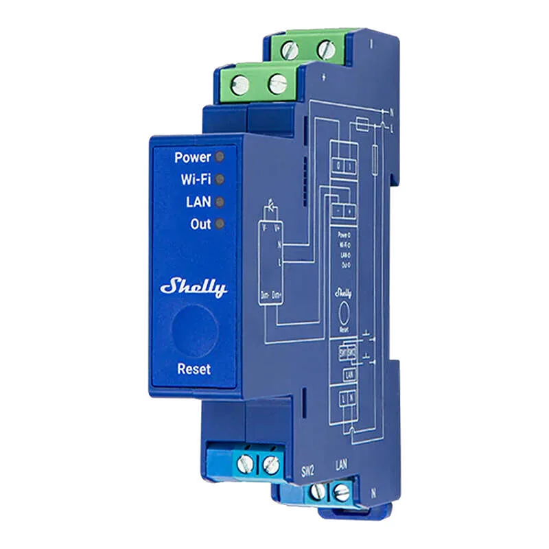 Shelly Pro Dimmer 0, 1-10V PM Lighting Controller