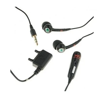 Headphones (stereo headset) Sony Ericsson HPM-70 Fast Port for Sony Ericsson C905 K750 J230 Black