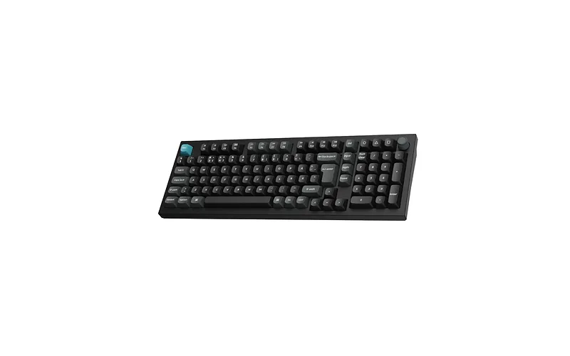 Keychron Q5 Ultra 96% 8K Tri-Mode K POM Brown juhtmevaba mehaaniline klaviatuur, must