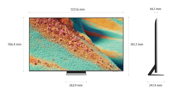 Samsung Neo QE55QN85FAUXXH teler 139,7 cm (55″) 4K Ultra HD Nutiteleri funktsioon WiFi Hõbe