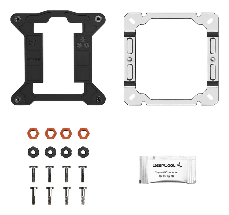 DeepCool AG400 G2 Protsessor Õhujahuti 12 cm Must