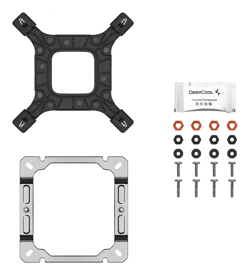 DeepCool AK500S Digital SE WH Protsessor Õhujahuti 12 cm Valge 1 tk