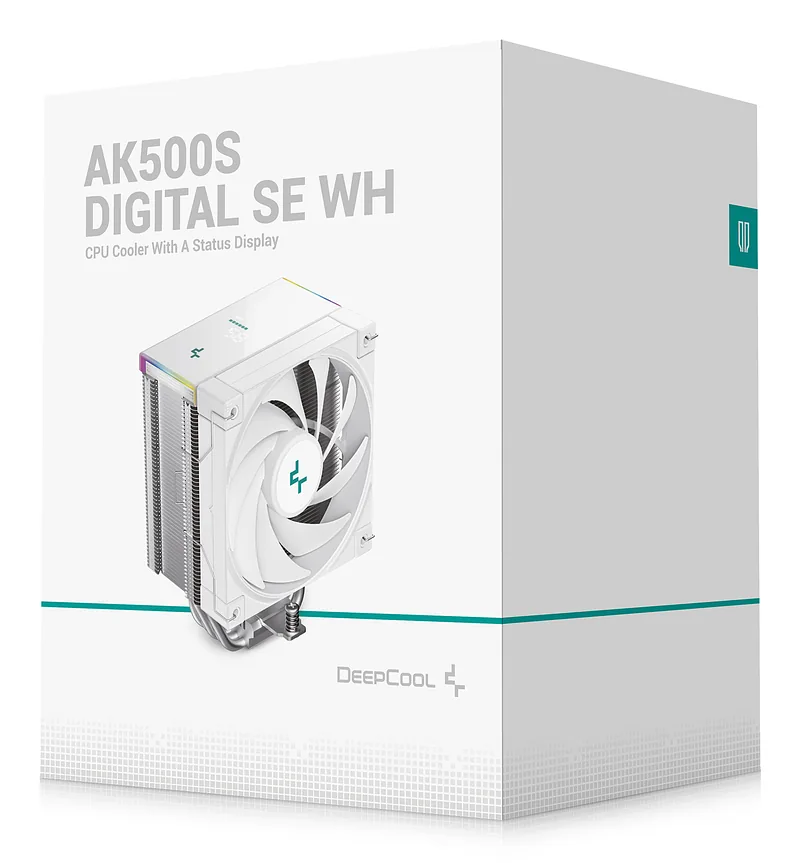 DeepCool AK500S Digital SE WH Protsessor Õhujahuti 12 cm Valge 1 tk