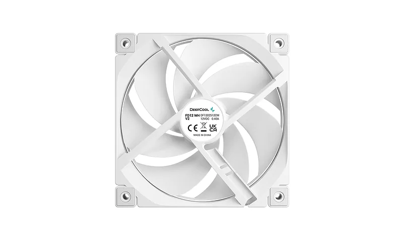DeepCool FD12 WH V2 Arvuti korpus Ventilaator 12 cm Valge 1 tk
