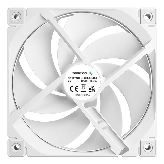 DeepCool FD12 WH V2 Arvuti korpus Ventilaator 12 cm Valge 1 tk