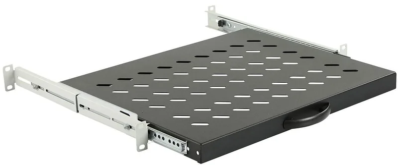 D=600 SLIDING SHELF BLACK