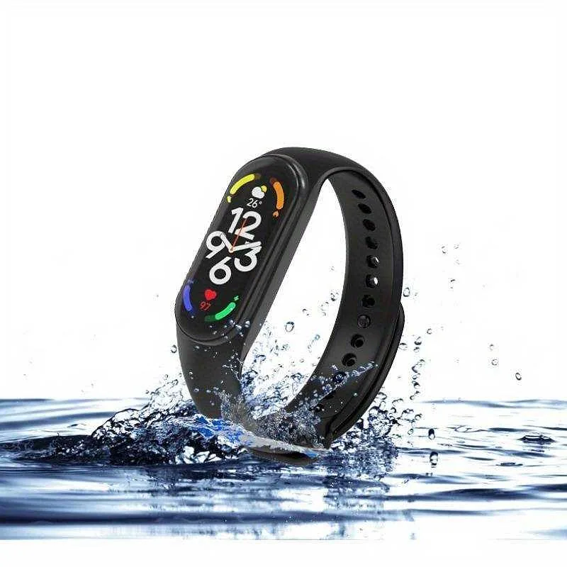 Riff Силиконовый ремешок для Xiaomi Mi Band series 3 / 4 / 5 / 6 / 7