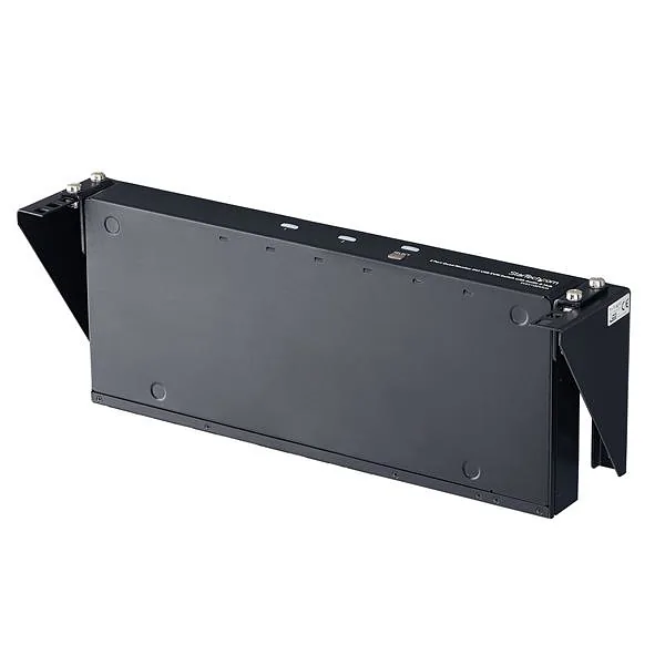 StarTech.com RK219WALLV püstik 2U Seinale monteeritav riiul Must