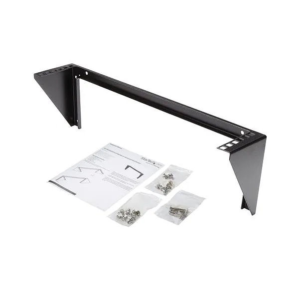 StarTech.com RK219WALLV püstik 2U Seinale monteeritav riiul Must