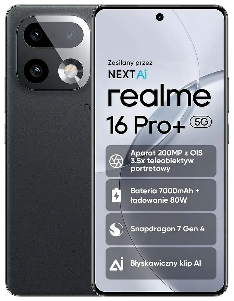 realme 16 Pro+ 5G 8/256GB Master Grey