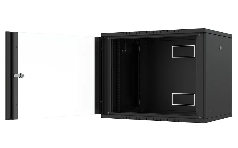 Lanview RWF09U45BL püstik 9U Seinale monteeritav riiul Must